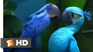 Rio Blu And Jewel Face-to-face Wallpaper