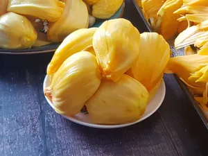 Ripe And Fleshy Jackfruit Pods Wallpaper