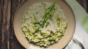 Risotto Asparagus Healthy Wallpaper