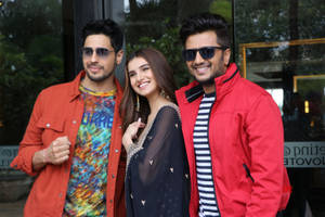 Riteish Deshmukh Wearing Red Cool Jacket Wallpaper