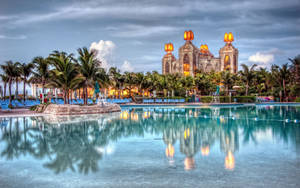 River And Trees Atlantis Bahamas Wallpaper