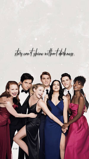 Riverdale Stars With Quote Wallpaper