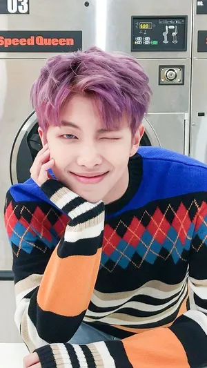 Rm Bts Spring Day Photoshoot Wallpaper