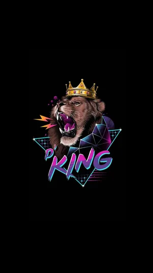 Roaring King Lion Wallpaper