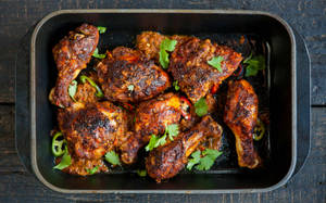 Roasted Tandoori Chicken Wallpaper