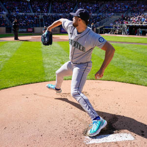 Robbie Ray In Action-throwing A Jaw-dropping Pitch Wallpaper