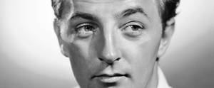 Robert Mitchum Close-up Black And White Wallpaper