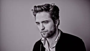 Robert Pattinson Sepia Art Wallpaper