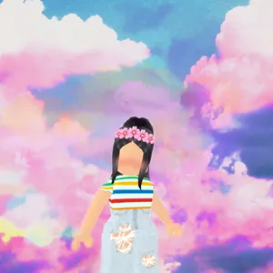 Roblox Aesthetic Girl Flower Crown Wallpaper