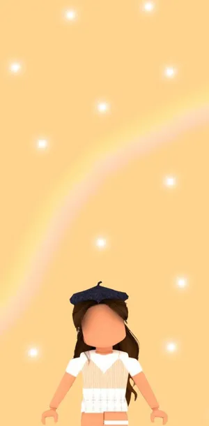 Roblox Aesthetic Girl With Hat Wallpaper
