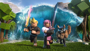 Roblox Avatar Charging Wallpaper