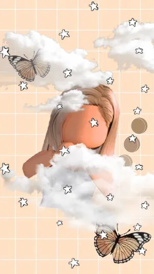 Roblox Aesthetic Girl With Lollipop Wallpaper | WallpapersOK