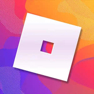 Roblox Logo On Multicolor Gradient Wallpaper
