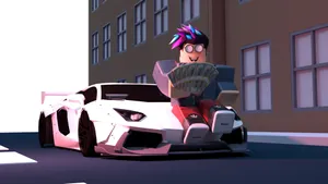 Roblox Rich Kid Car Wallpaper
