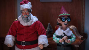 Robot Chicken Santa Claus Wallpaper