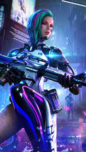 Robot Free Fire Character A124 Wallpaper