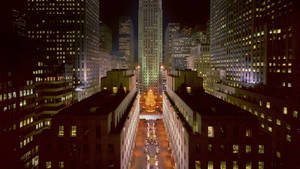 Rockefeller Center Buildings Scenery Wallpaper