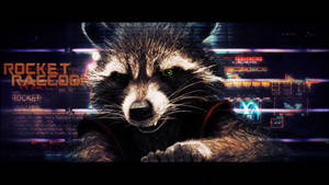 Rocket In Guardians Of The Galaxy Wallpaper