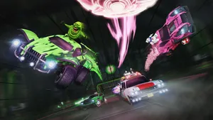 Rocket League Ghost Buster Edition Wallpaper