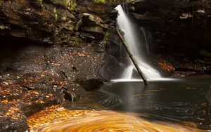 Rocky River Waterfall Wallpaper