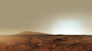 Rocky Surface Of Planet Mars Wallpaper