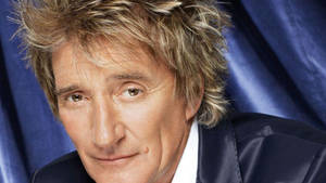 Rod Stewart Legendary British Music Icon Wallpaper