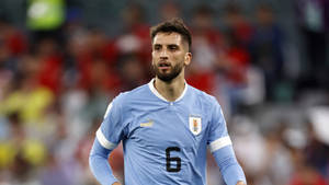 Rodrigo Bentancur For Uruguay National Football Club Wallpaper