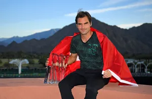 Roger Federer Red Cloth Wallpaper