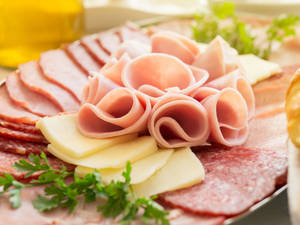 Rolled Ham Wallpaper