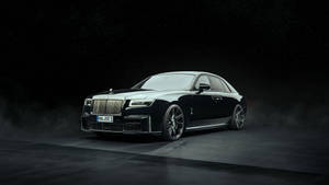 Rolls-royce Black Screen 4k Wallpaper