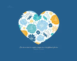 Romans 13:10 Girly Christian Wallpaper