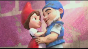 Romantic Gnomeo And Juliet Together Wallpaper