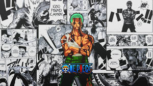 Roronoa Zoro - One Piece's Fierce Swordsman Wallpaper