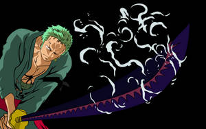 Roronoa Zoro With His Katana Wallpaper