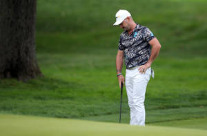 Rory Sabbatini Standing On Golf Course Wallpaper