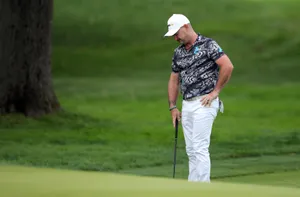 Rory Sabbatini Standing On Golf Course Wallpaper