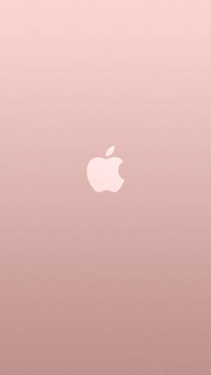 Rose Gold Apple Logo Old Iphone Wallpaper
