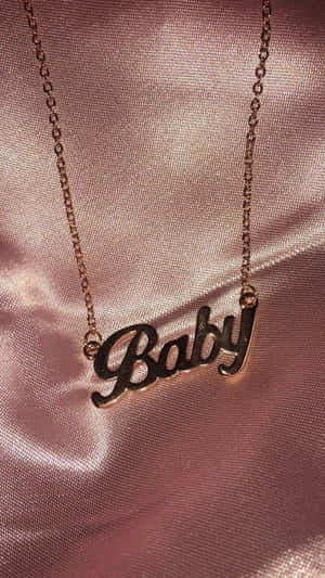 Rose Gold Color Necklace Wallpaper