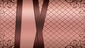 Rose Gold Desktop With Straps And Nets Wallpaper