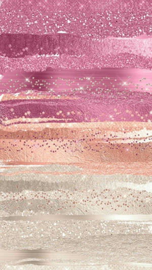 Rose Gold Glitters Wallpaper
