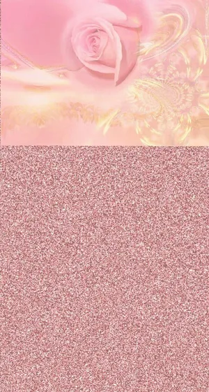 Rose Gold Glitters Wallpaper
