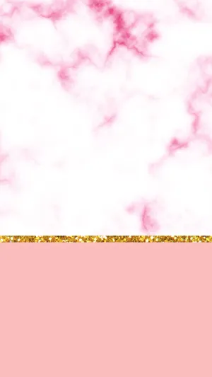 Rose Gold Ipad Separating Gold Line Wallpaper