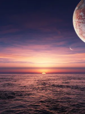 Rose Gold Ipad Sunset On Ocean Wallpaper