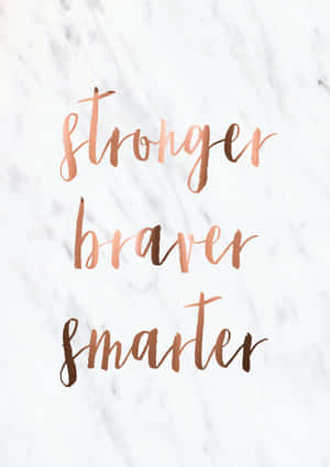 Rose Gold Quotes Smarter Wallpaper