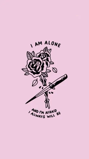 Rose Pink Aesthetic Art Wallpaper