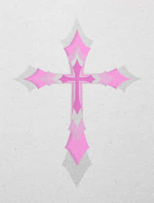 Roses Create A Beautiful Cross Wallpaper