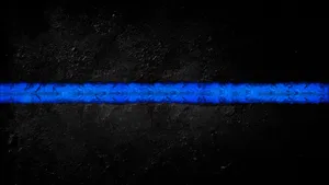 Rough Surface Thin Blue Line Wallpaper