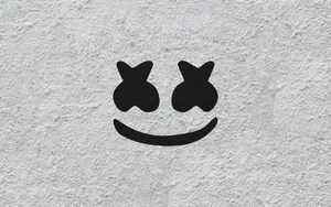 Rough Texture Marshmello Logo Wallpaper