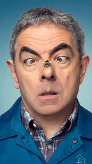 Rowan Atkinson Beeon Nose Wallpaper