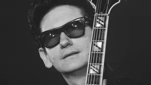 Roy Orbison Black And White Portrait Wallpaper